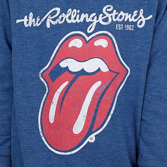 The Rolling Stones Tongue Logo rock Official Hoodie Boys 4-6 Last NWT - Picture 2 of 3